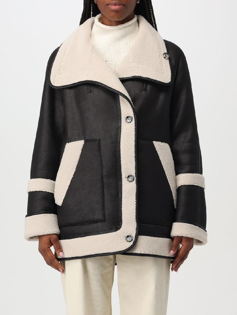 Giglio Giubbotto reversibile Urbancode in pelle sintetica e shearling