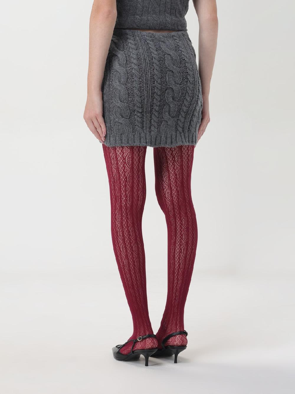 Giglio Gonna Blumarine In Maglia Intrecciata Di Lana