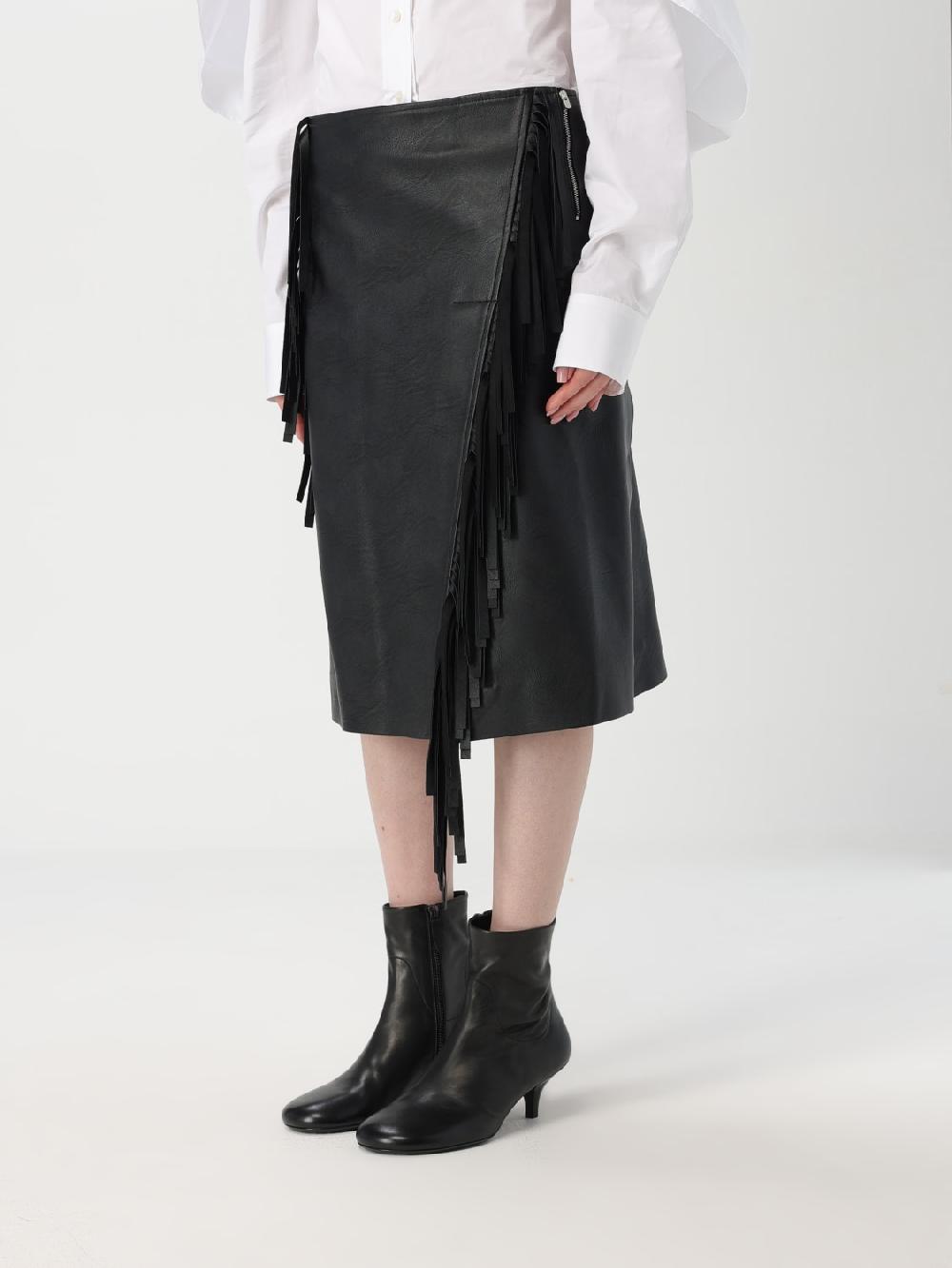 Giglio Gonna Con Frange Asimmetriche Stella McCartney