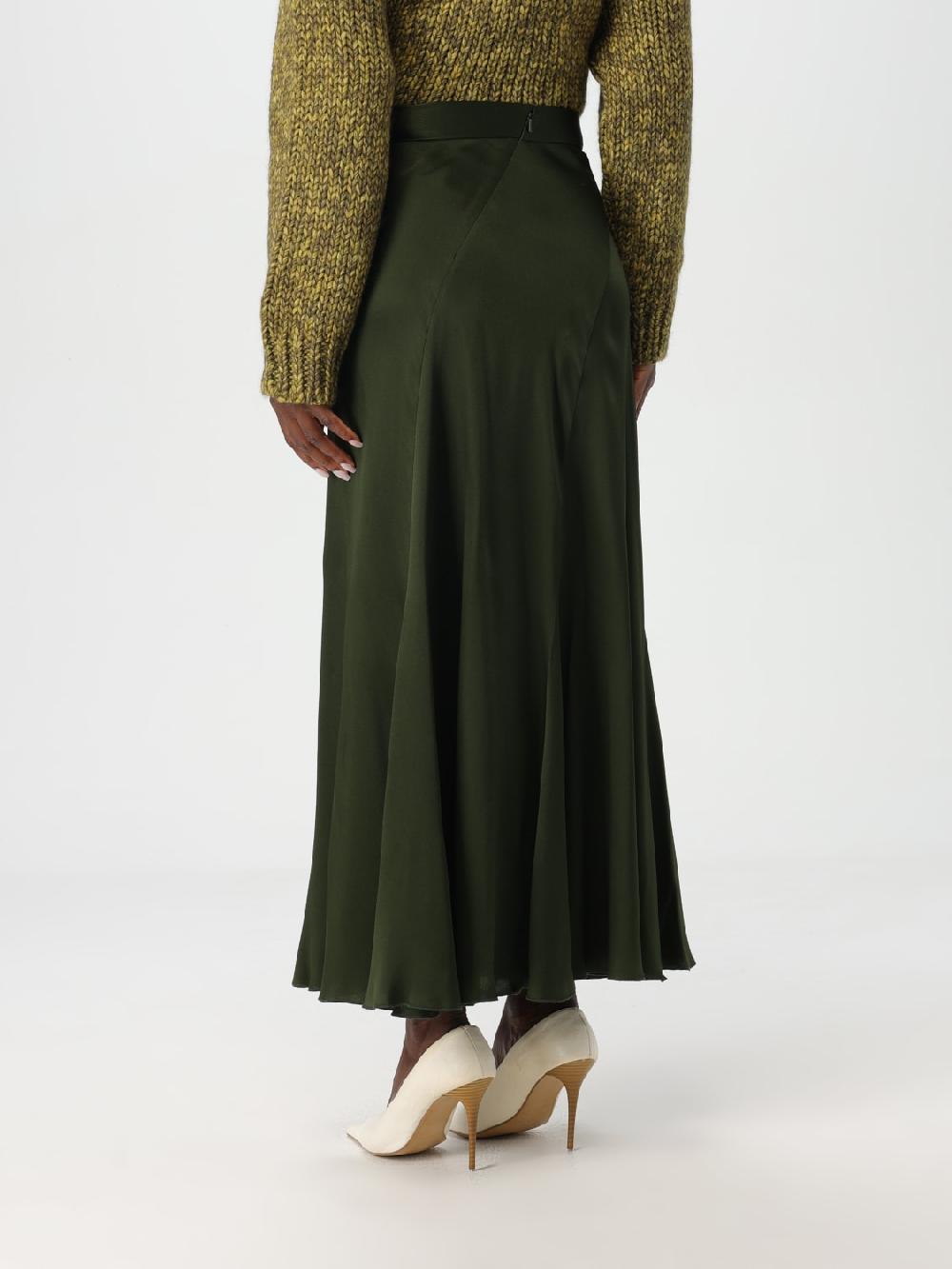 Giglio Gonna Longuette Alberta Ferretti In Misto Seta