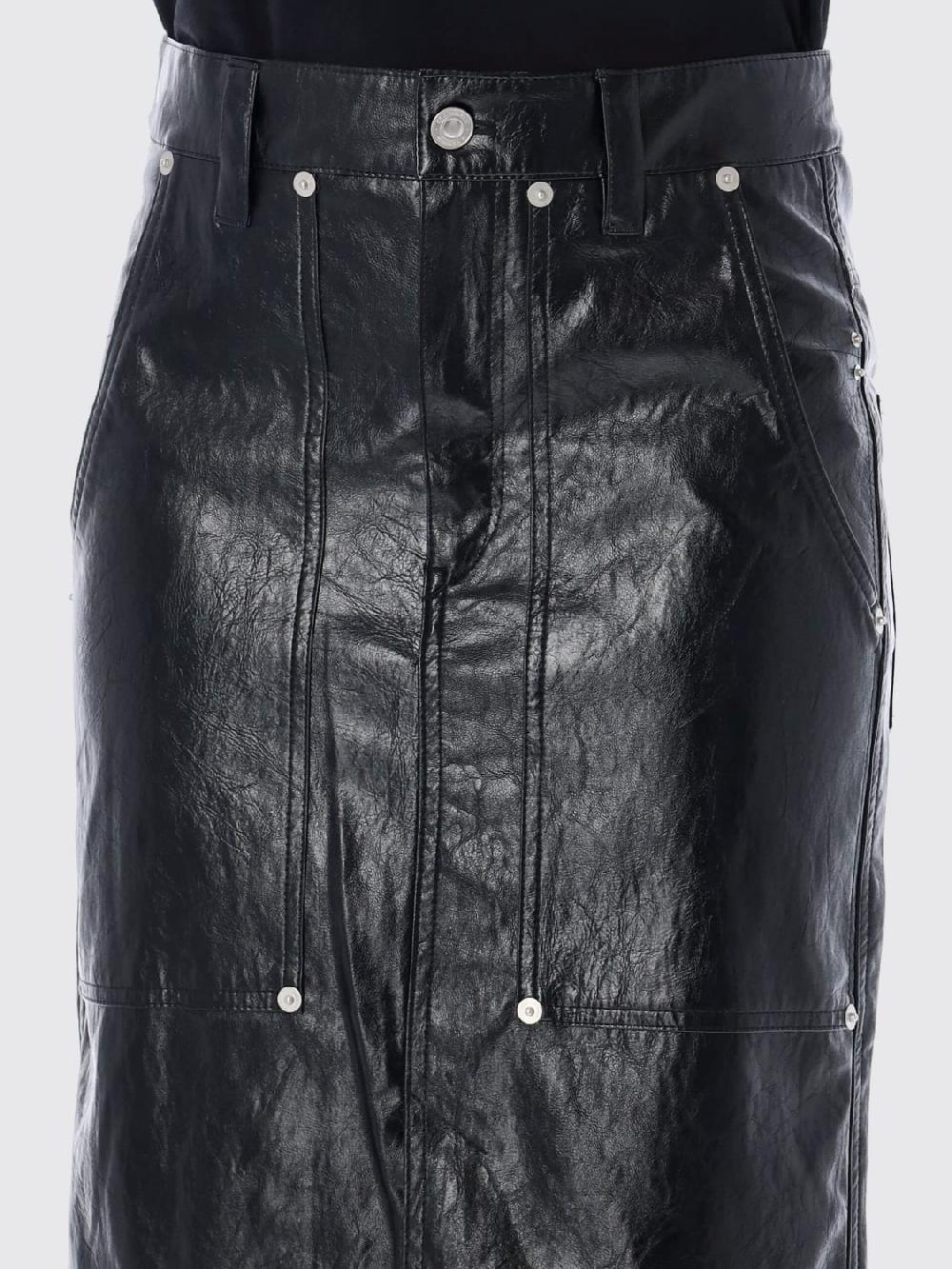 Giglio Gonna Midi Isabel Marant Etoile In Pelle Sintetica