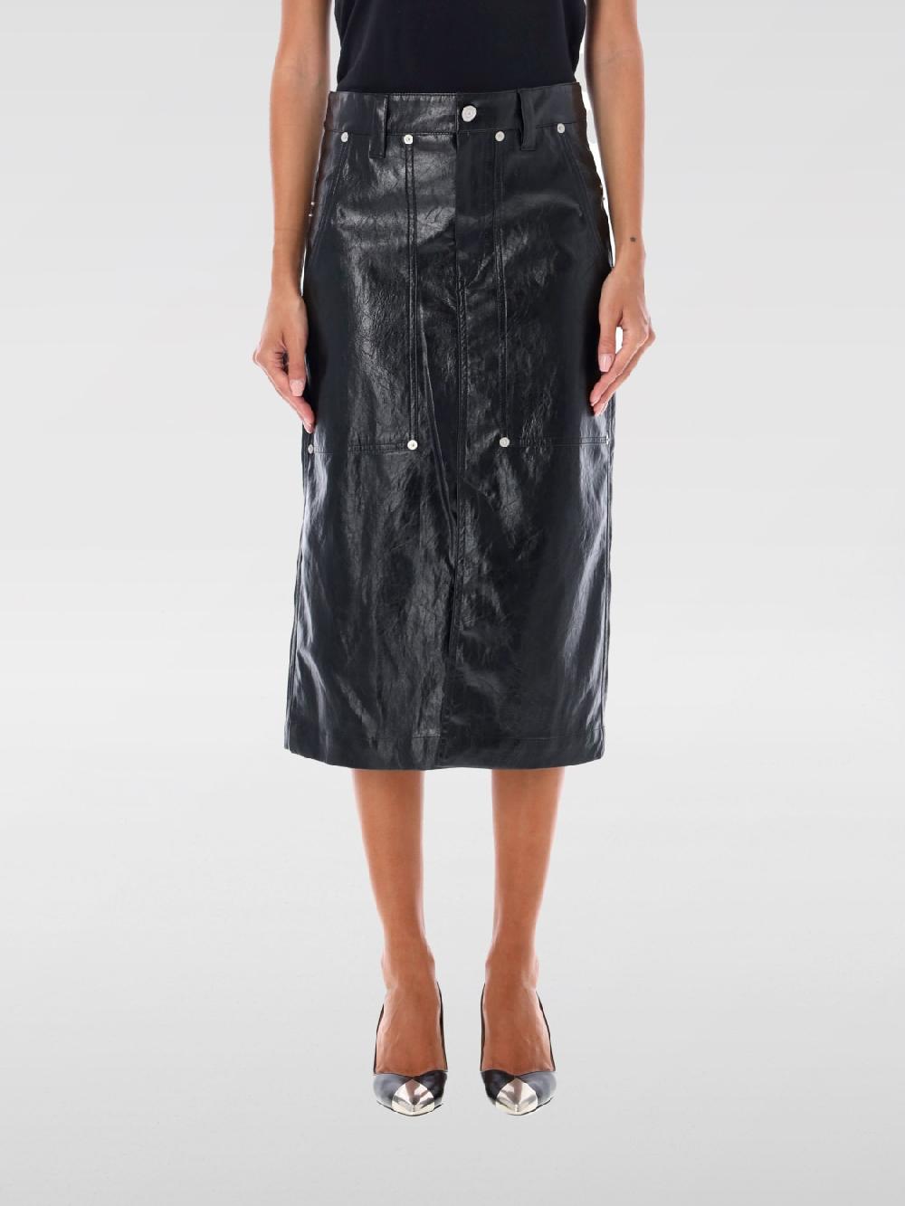 Giglio Gonna midi Isabel Marant Etoile in pelle sintetica