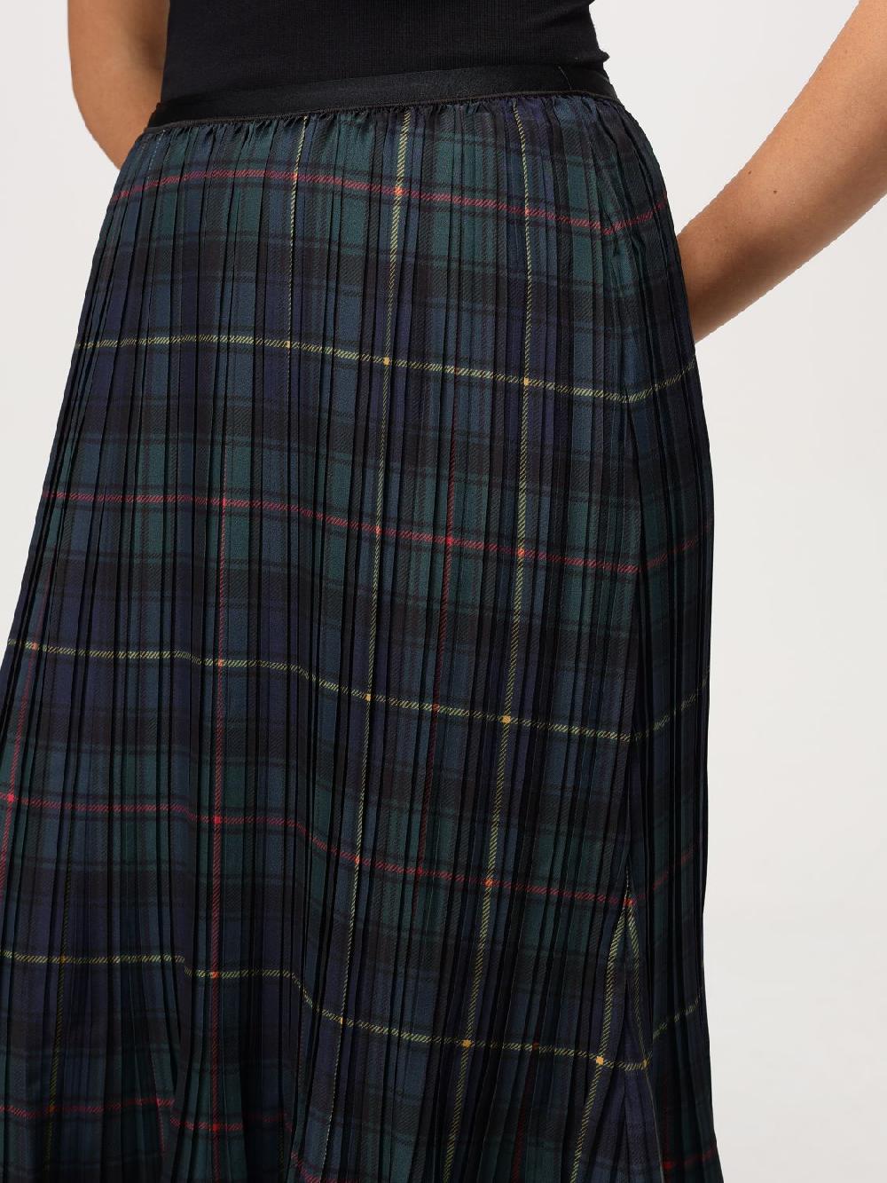 Giglio Gonna Midi Polo Ralph Lauren In Tessuto Tartan