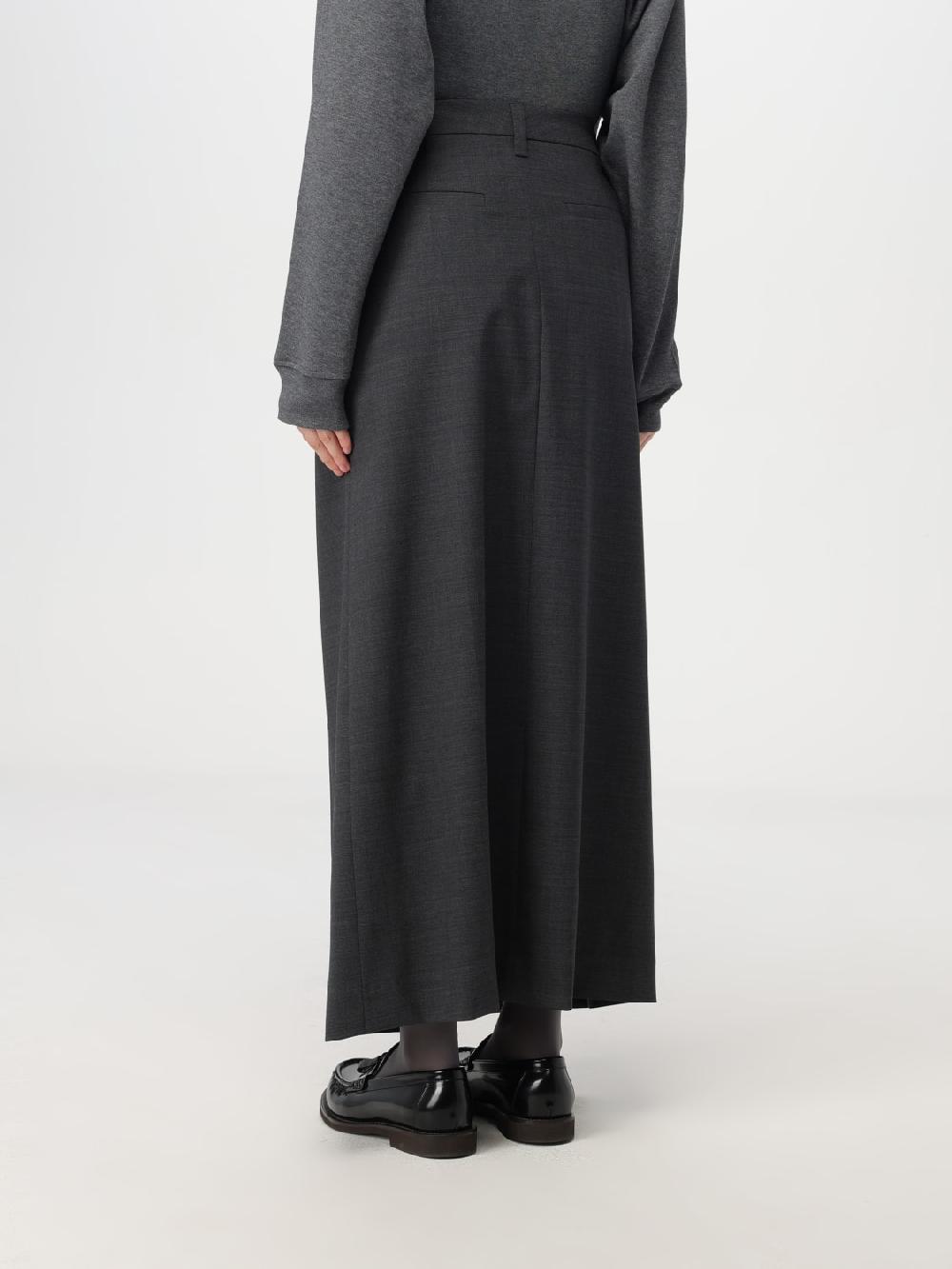 Giglio Gonna Mini In Lana Vergine Brunello Cucinelli