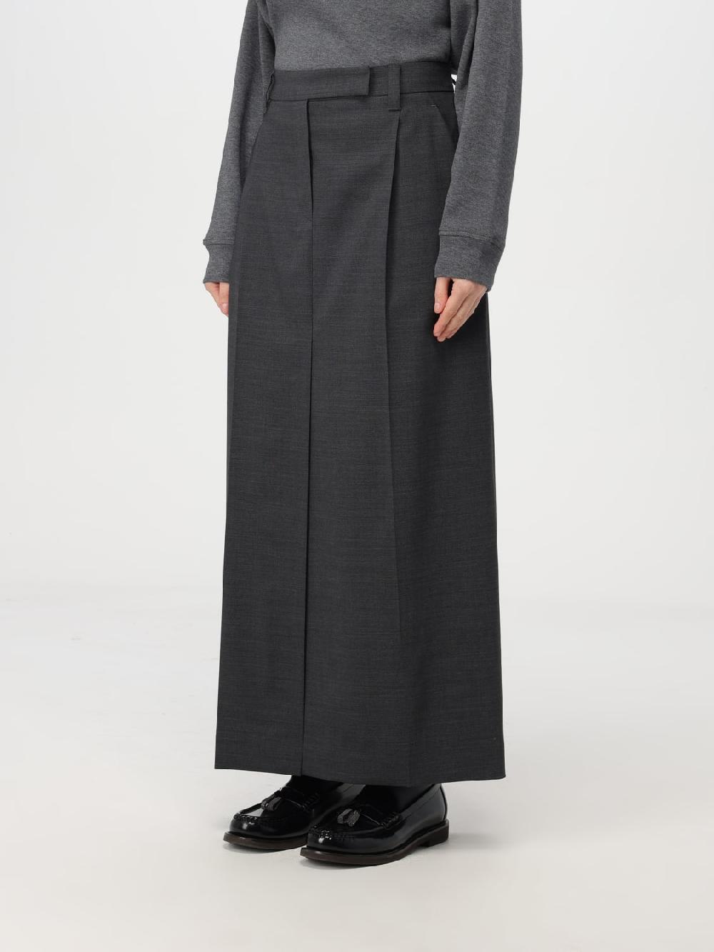 Giglio Gonna Mini In Lana Vergine Brunello Cucinelli