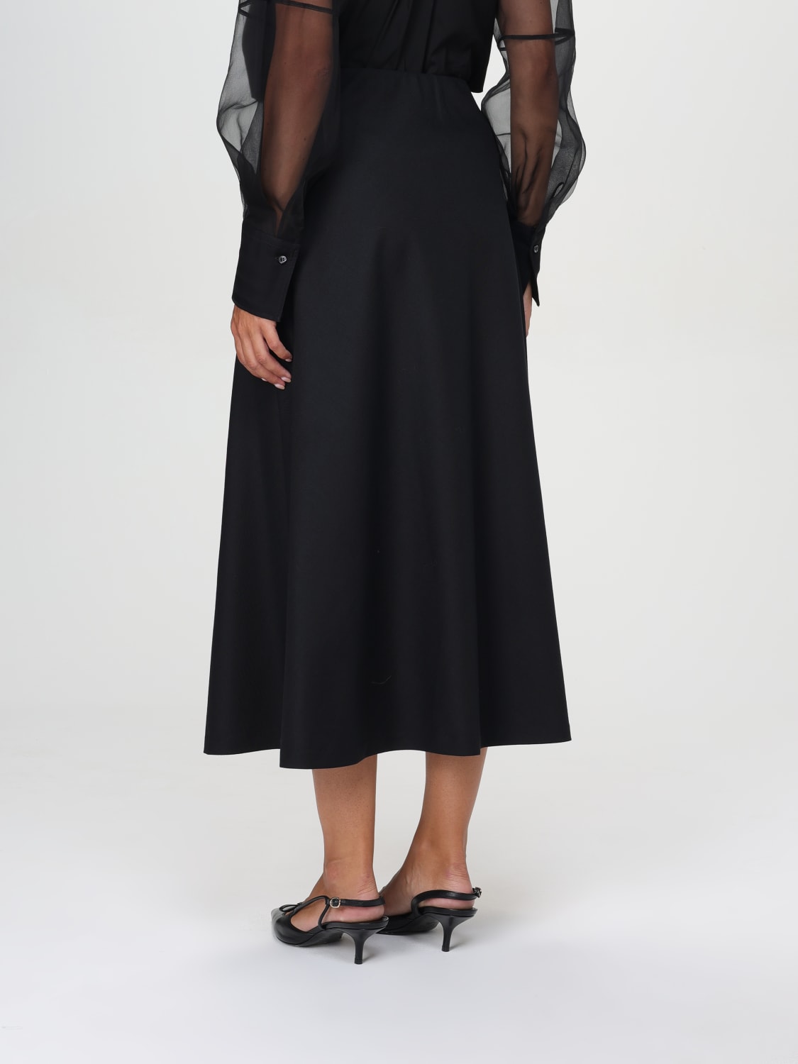 Giglio Gonna Mini In Lana Vergine Brunello Cucinelli