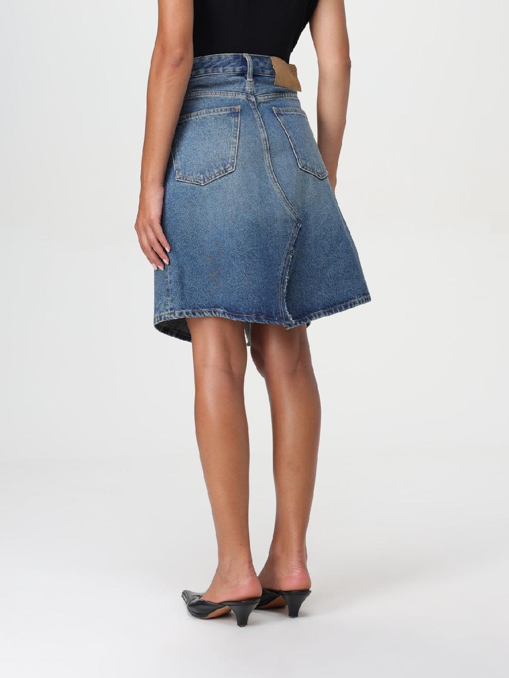 Giglio Gonna MM6 Maison Margiela In Denim Di Cotone