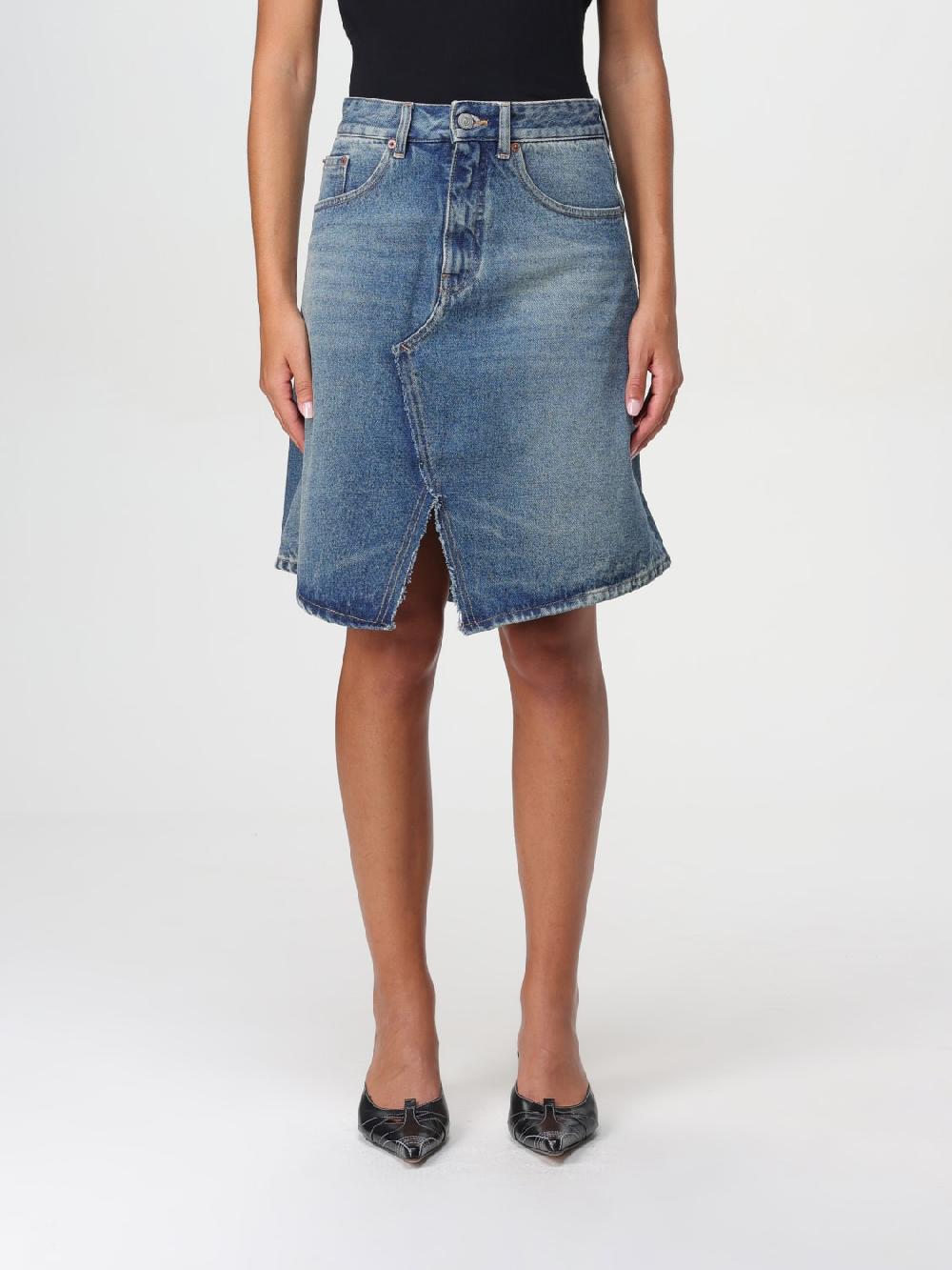 Giglio Gonna MM6 Maison Margiela in denim di cotone