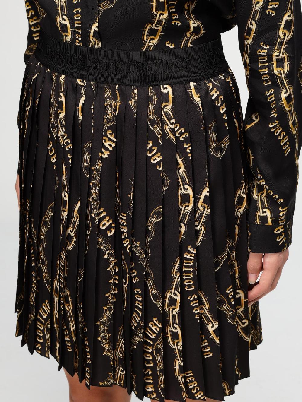Giglio Gonna Versace Jeans Couture In Nylon A Pieghe