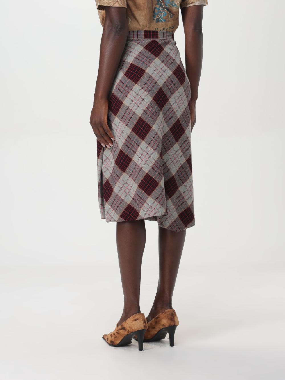 Giglio Gonna Vivienne Westwood In Lana Vergine Tartan