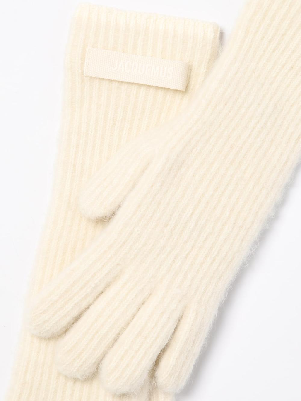 Giglio Guanti Les Gants Jacquemus In Misto Lana A Coste