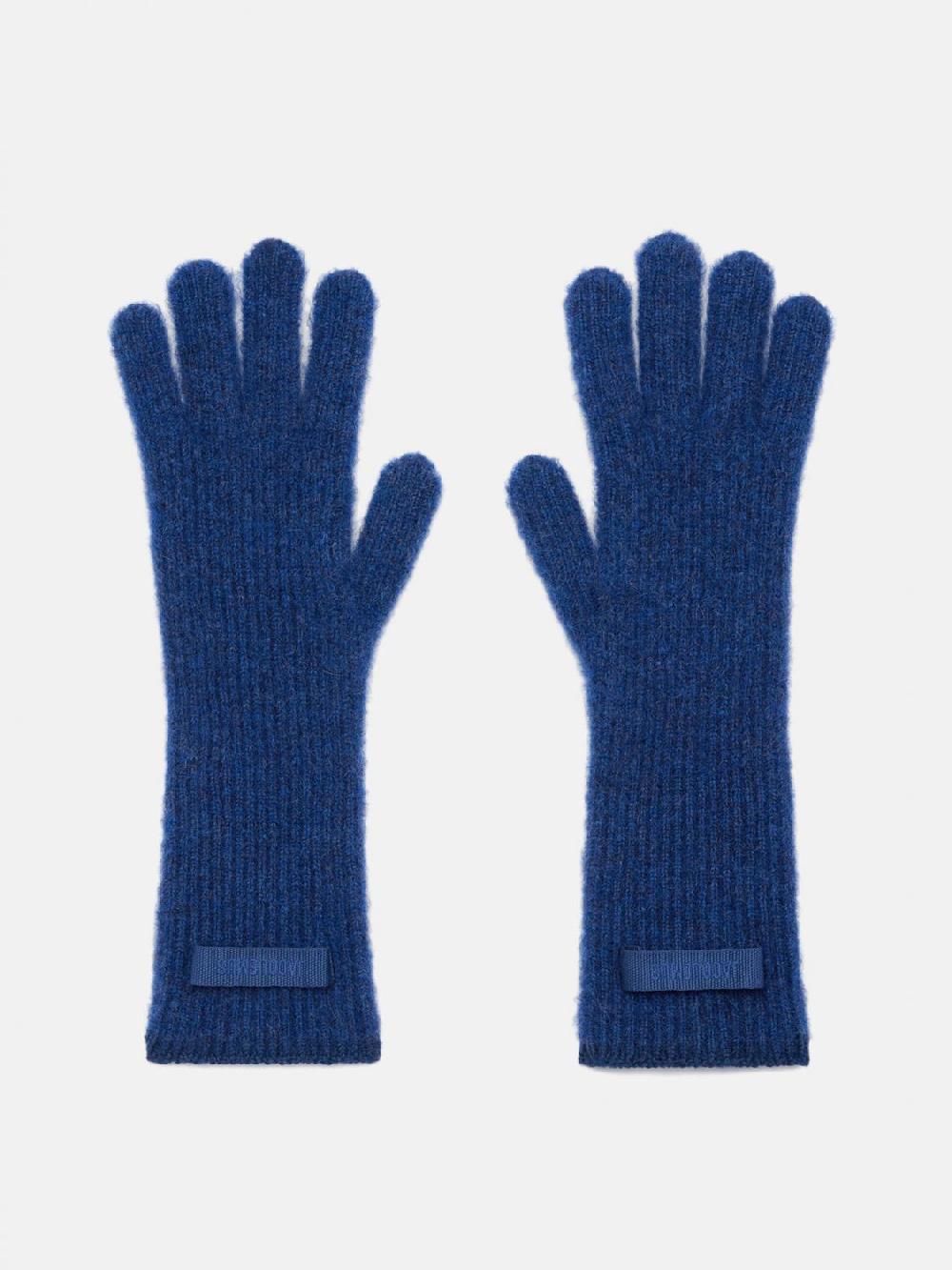 Giglio Guanti Les Gants Jacquemus in misto lana a coste