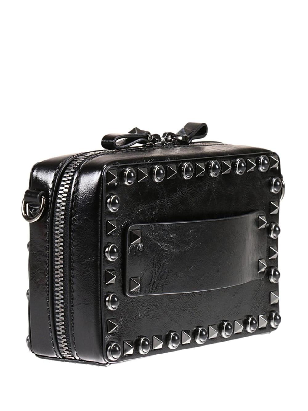 Giglio Guitar Rockstud Rolling Noir Tracollina Con Borchie E Pietre