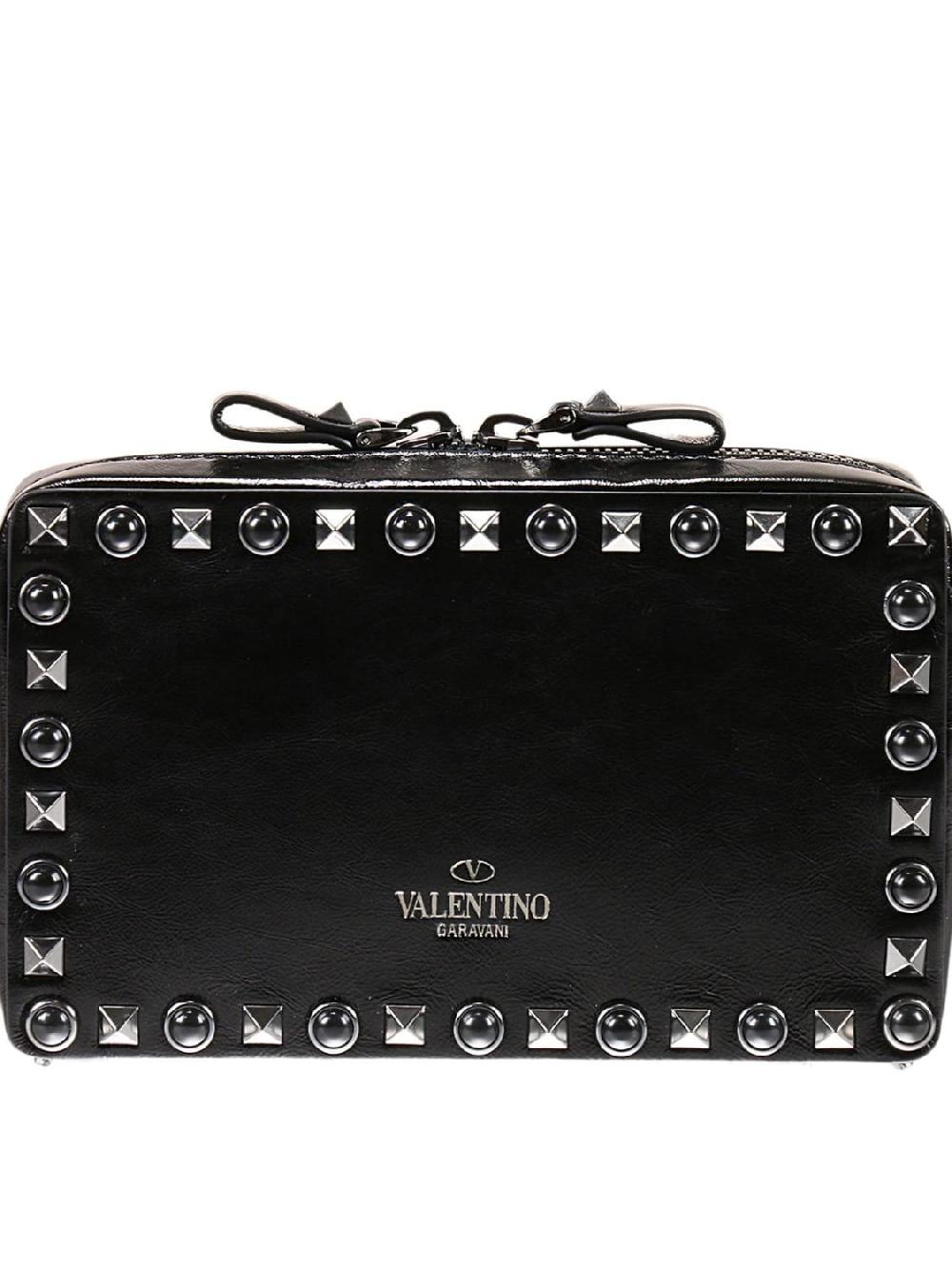 Giglio Guitar Rockstud Rolling Noir Tracollina Con Borchie E Pietre