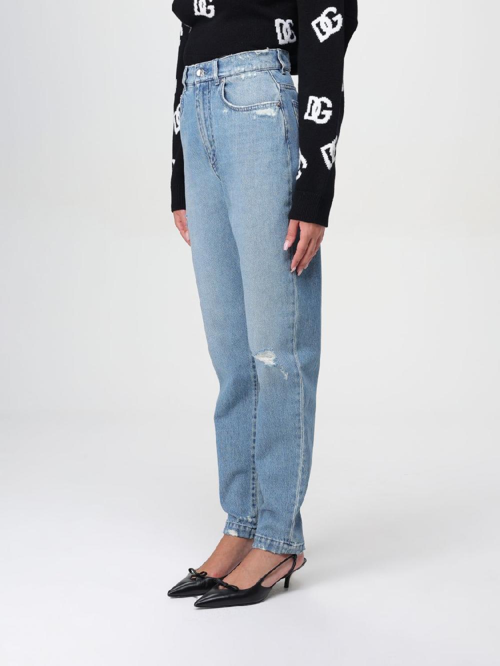 Giglio Jeans Amber In Denim Con Rotture Dolce & Gabbana