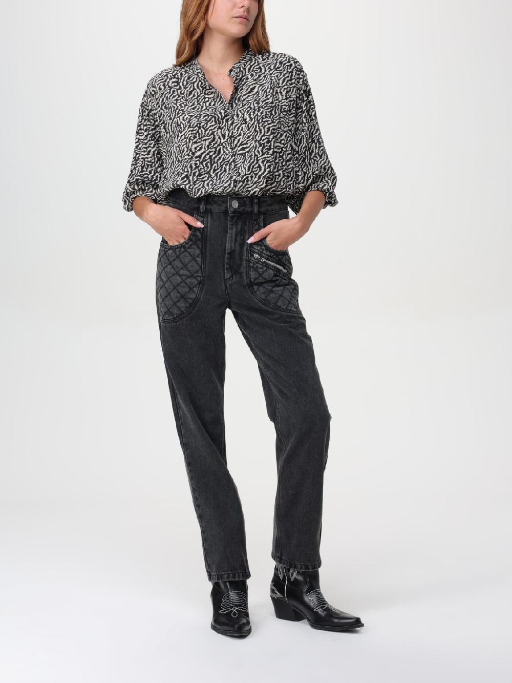 Giglio Jeans Cassandre Con Toppe Trapuntate Isabel Marant