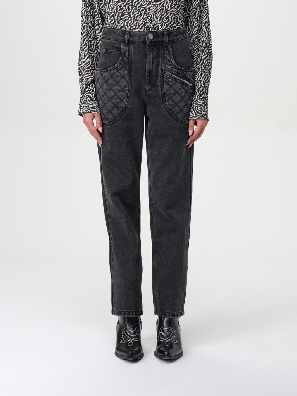 Giglio Jeans Cassandre con toppe trapuntate Isabel Marant