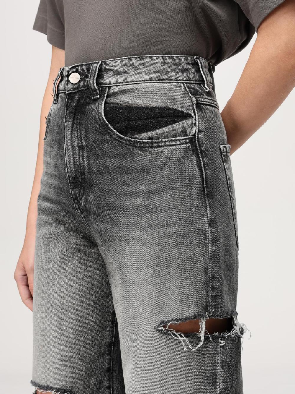 Giglio Jeans Largo Poppy Con Rotture Icon Denim Los Angeles