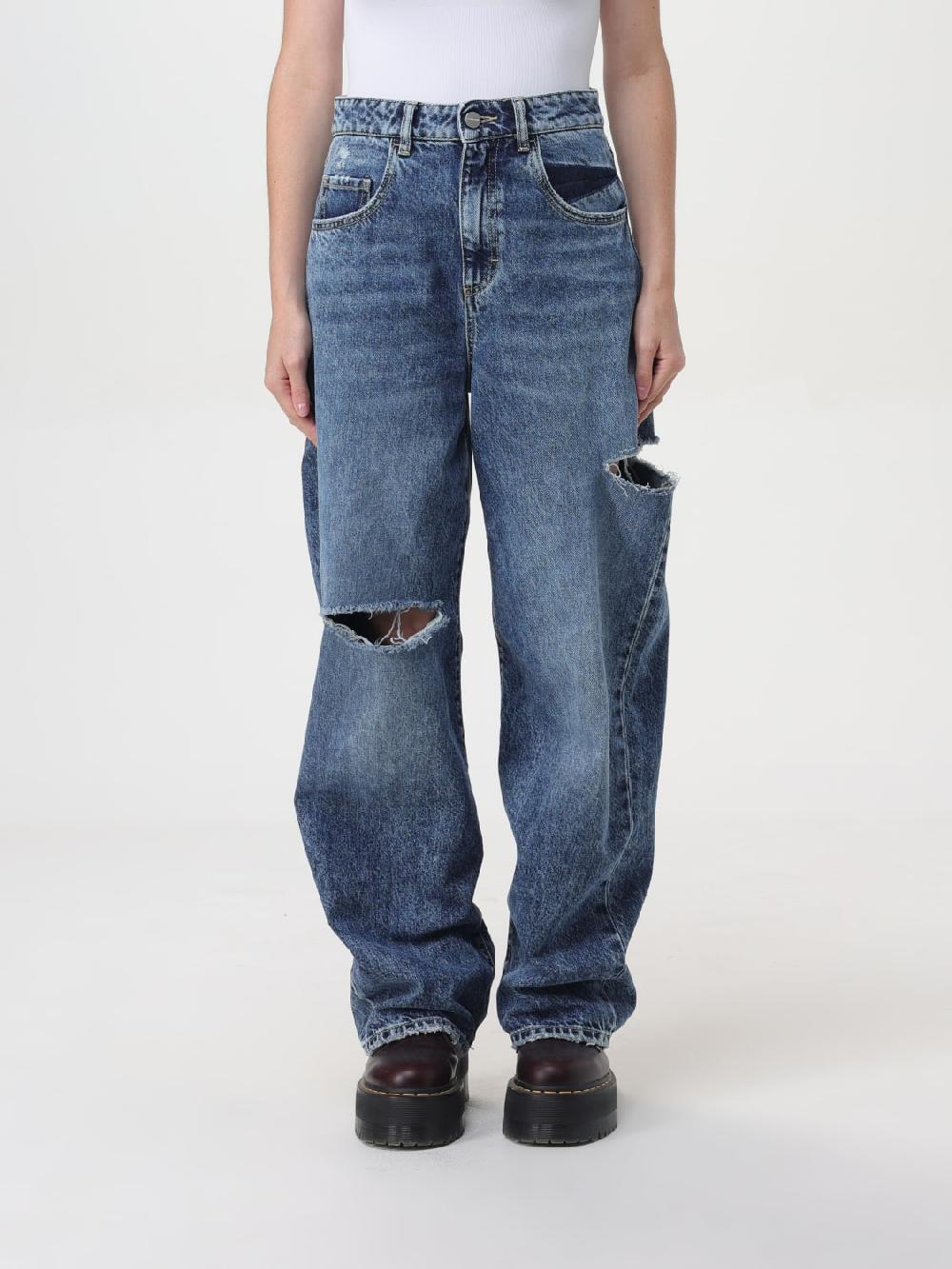 Giglio Jeans largo Poppy con rotture Icon Denim Los Angeles