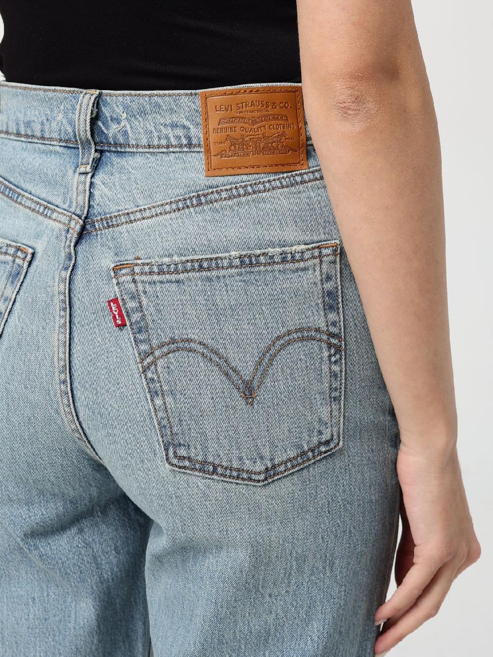 Giglio Jeans Ribcage Straight Levi's In Denim Di Cotone