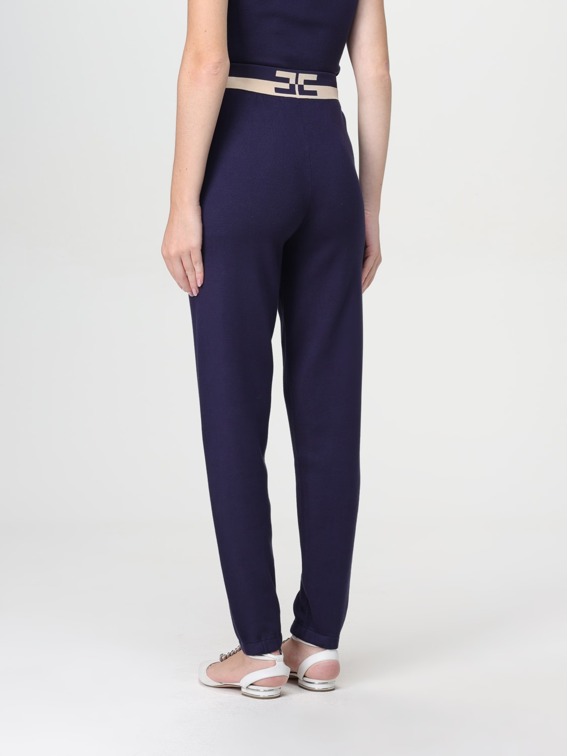 Giglio Jogger Elisabetta Franchi In Maglia Di Viscosa