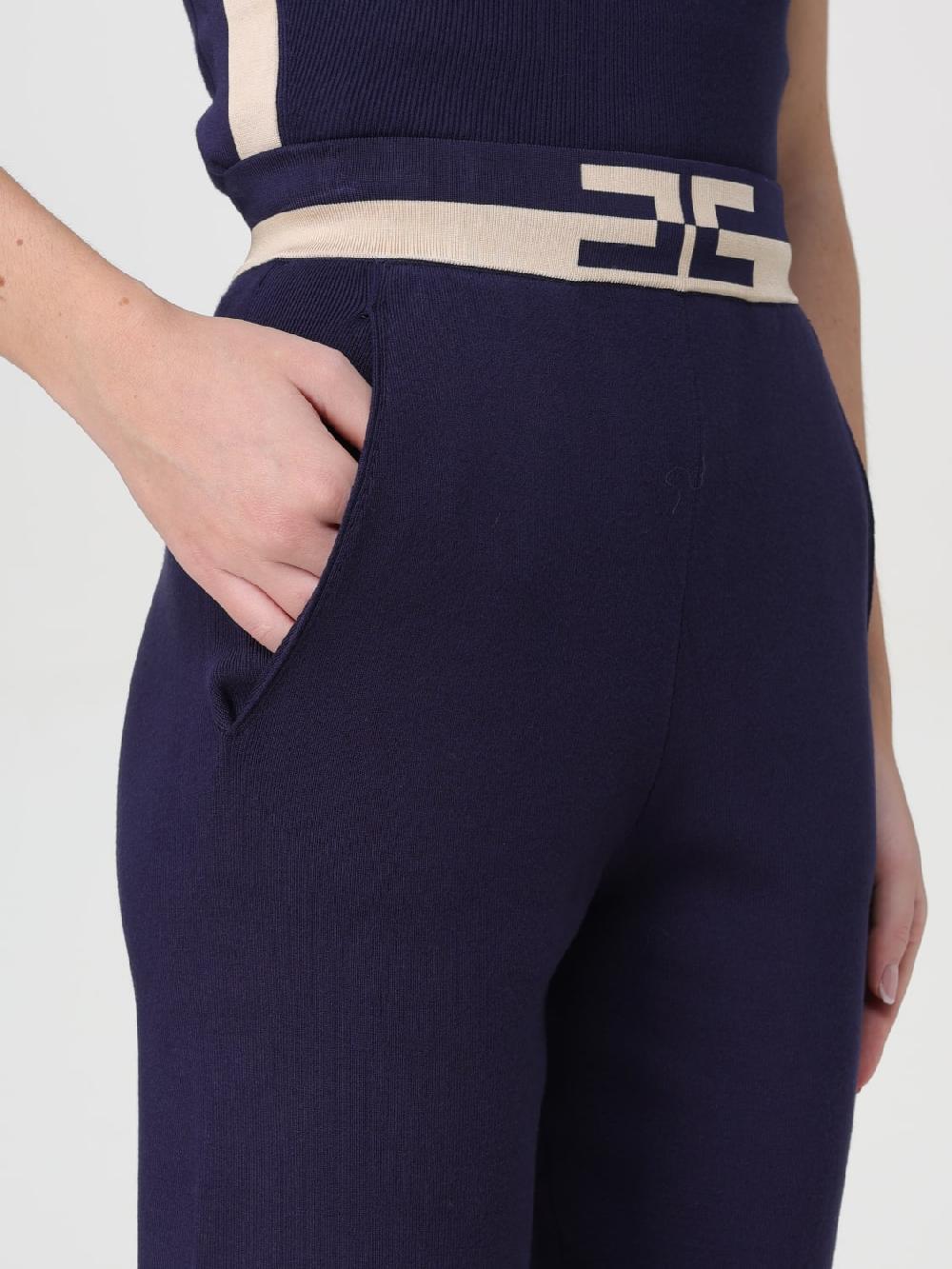 Giglio Jogger Elisabetta Franchi In Maglia Di Viscosa