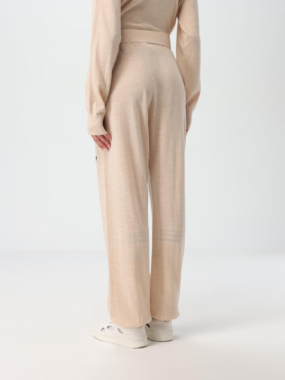 Giglio Joggers Moschino Jeans In Lana Vergine Con Logo