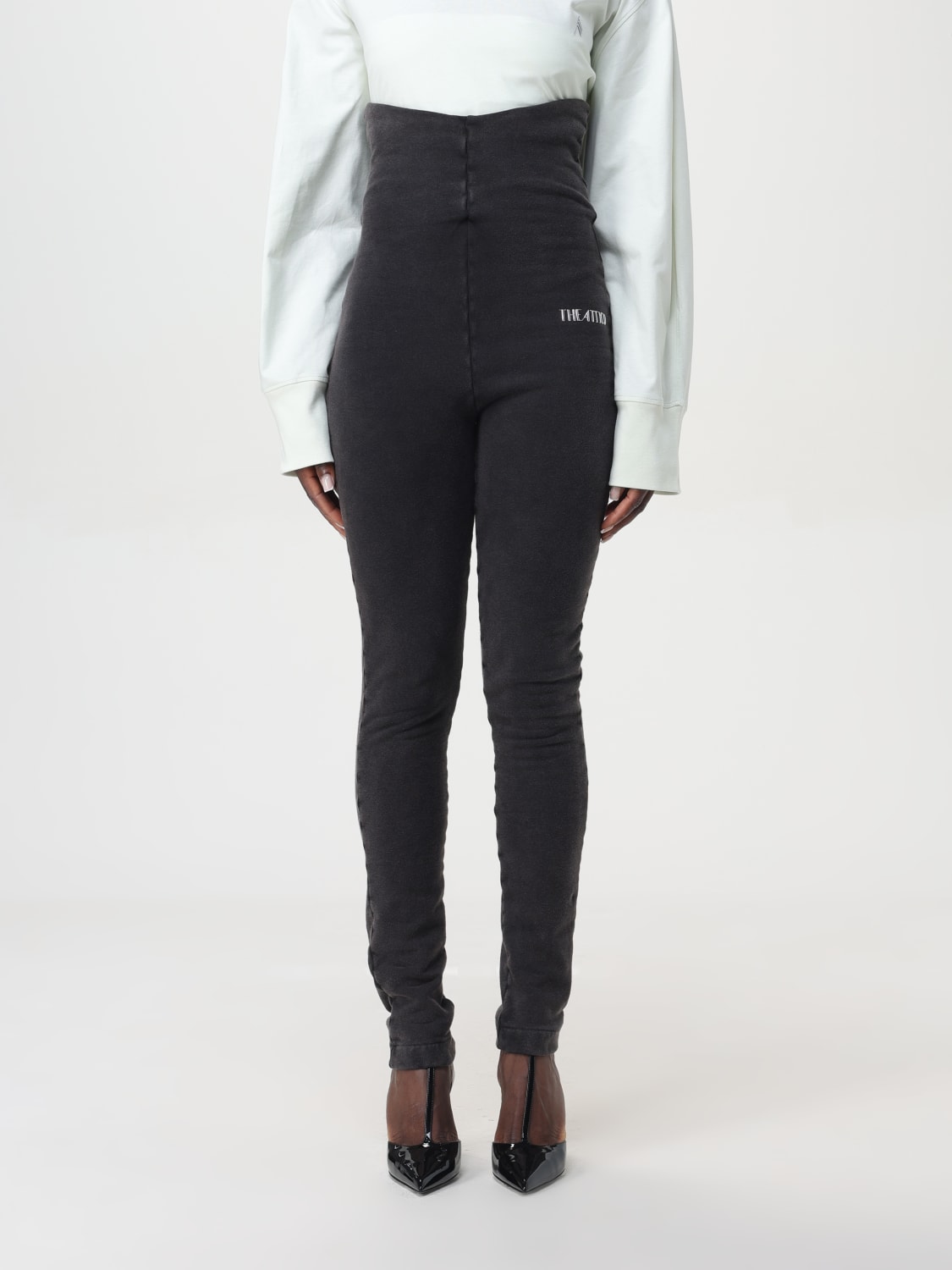 Giglio Leggings di cotone con vita extra alta The Attico