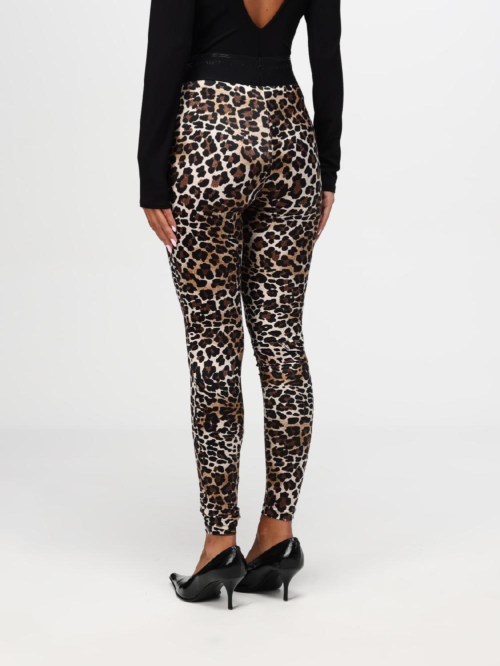 Giglio Leggins Elisabetta Franchi In Lycra Stampa Animalier