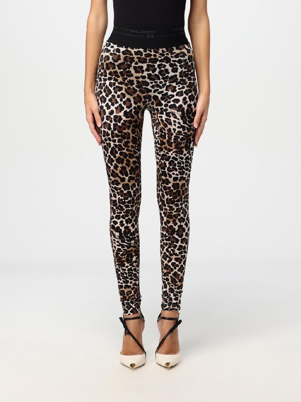 Giglio Leggins Elisabetta Franchi in lycra stampa animalier