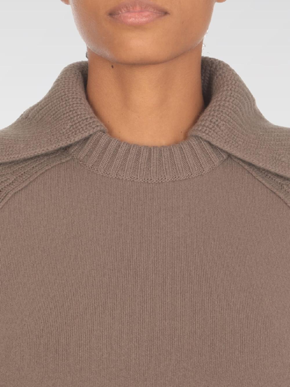 Giglio Maglia Con Colletto Lanvin In Lana Vergine E Cashmere