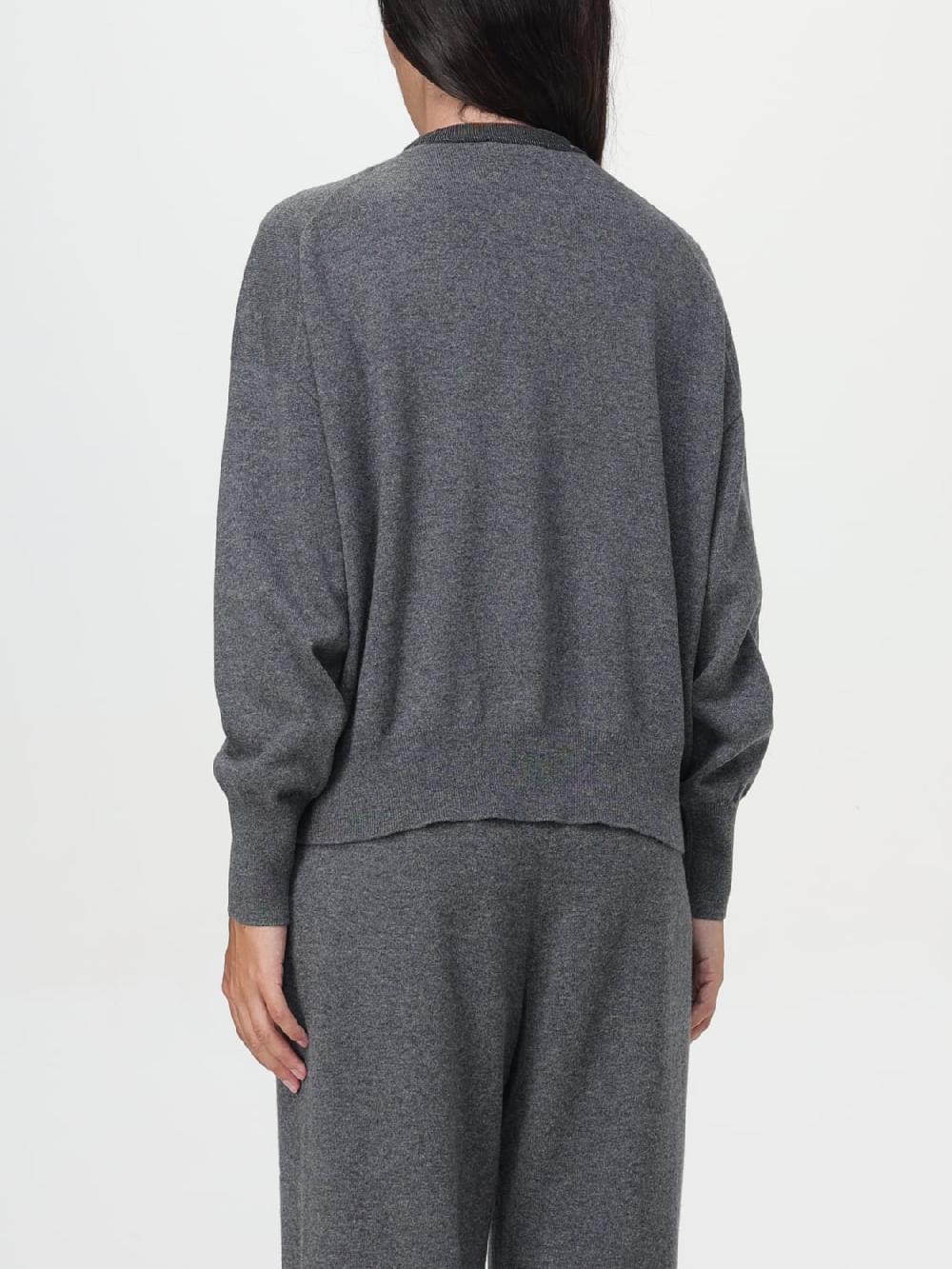 Giglio Maglia Con Girocollo Lurex Brunello Cucinelli