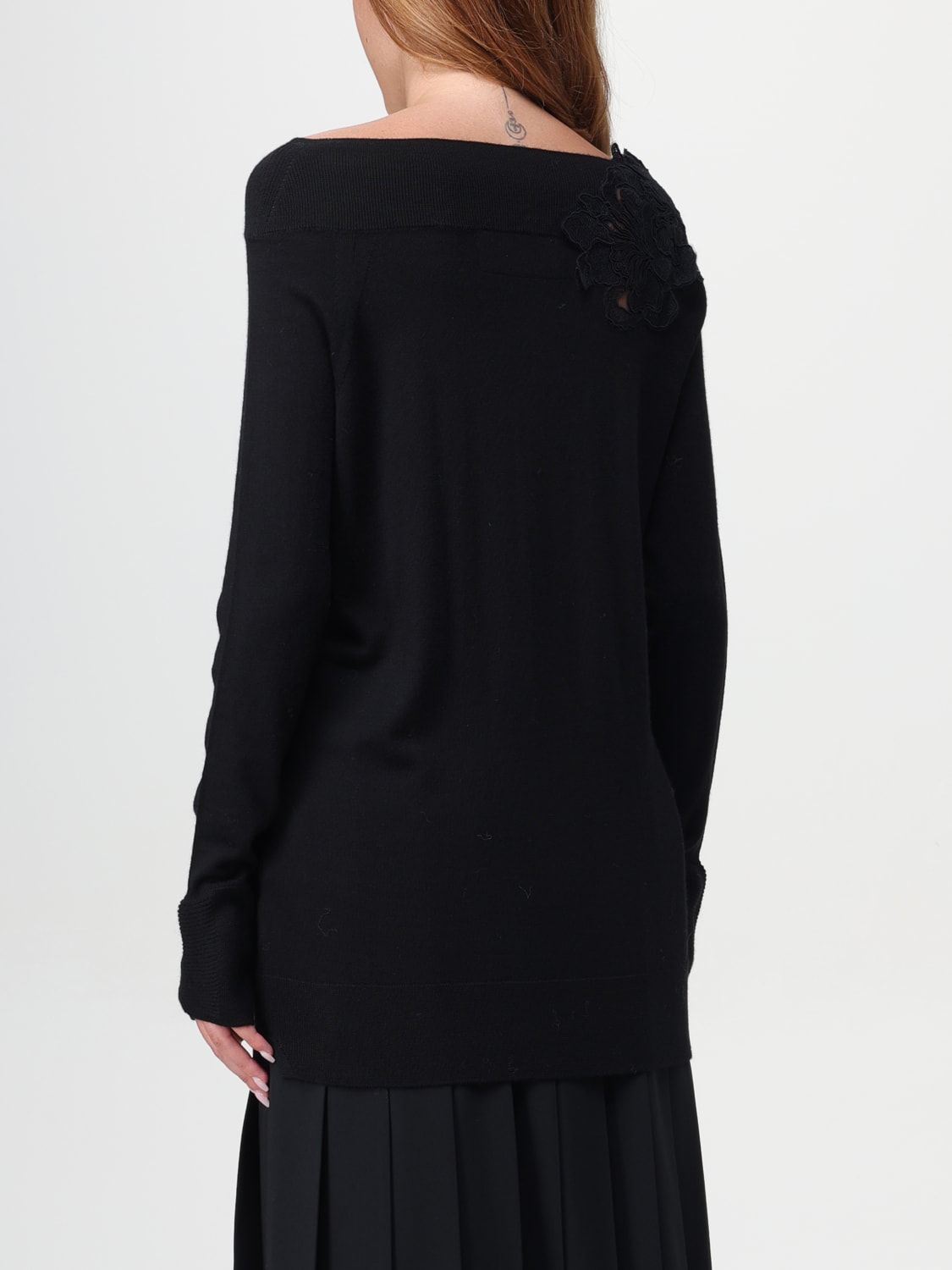 Giglio Maglia Con Inserto In Pizzo Ermanno Scervino