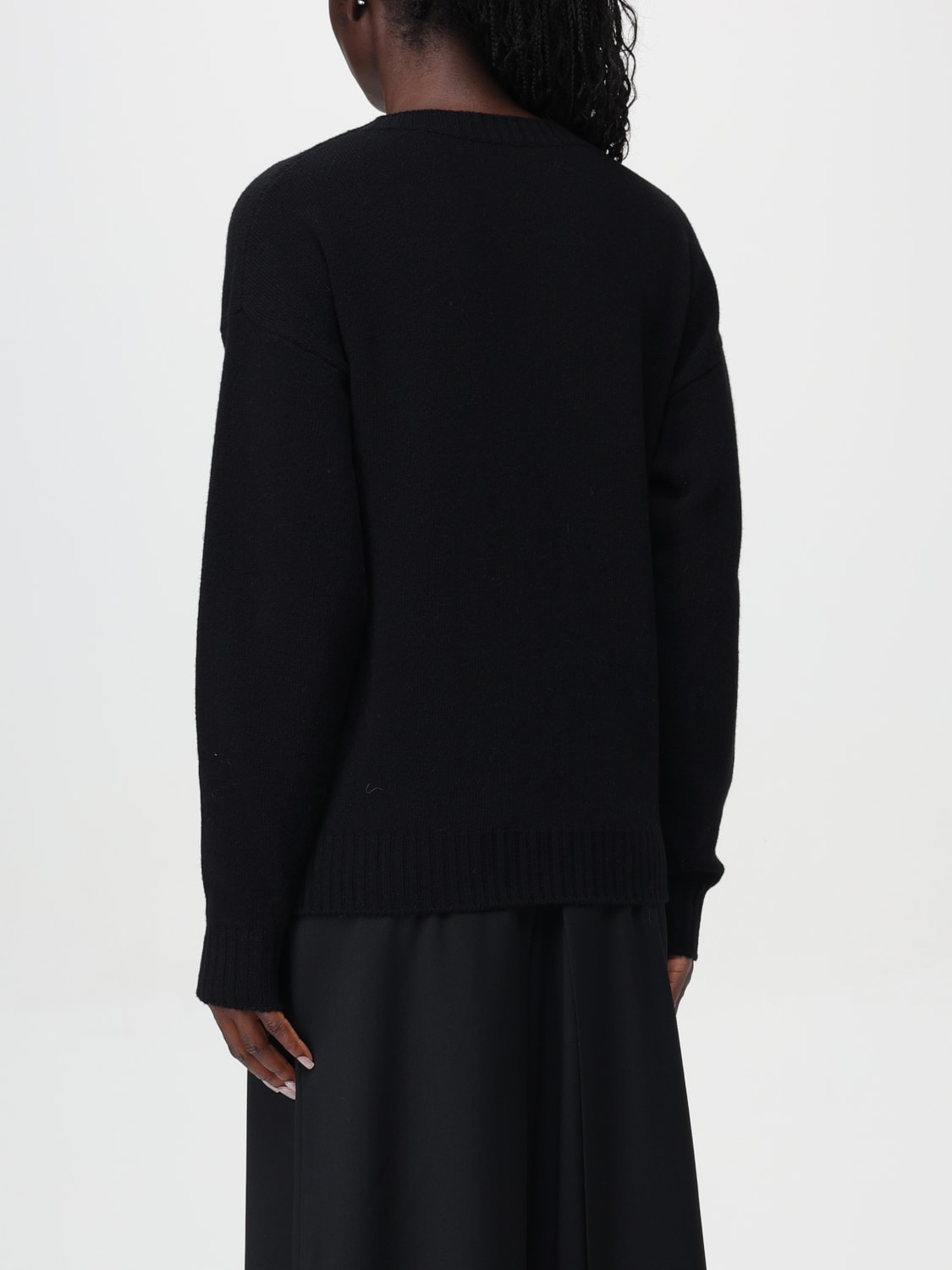 Giglio Maglia Con Logo In Misto Lana Elisabetta Franchi