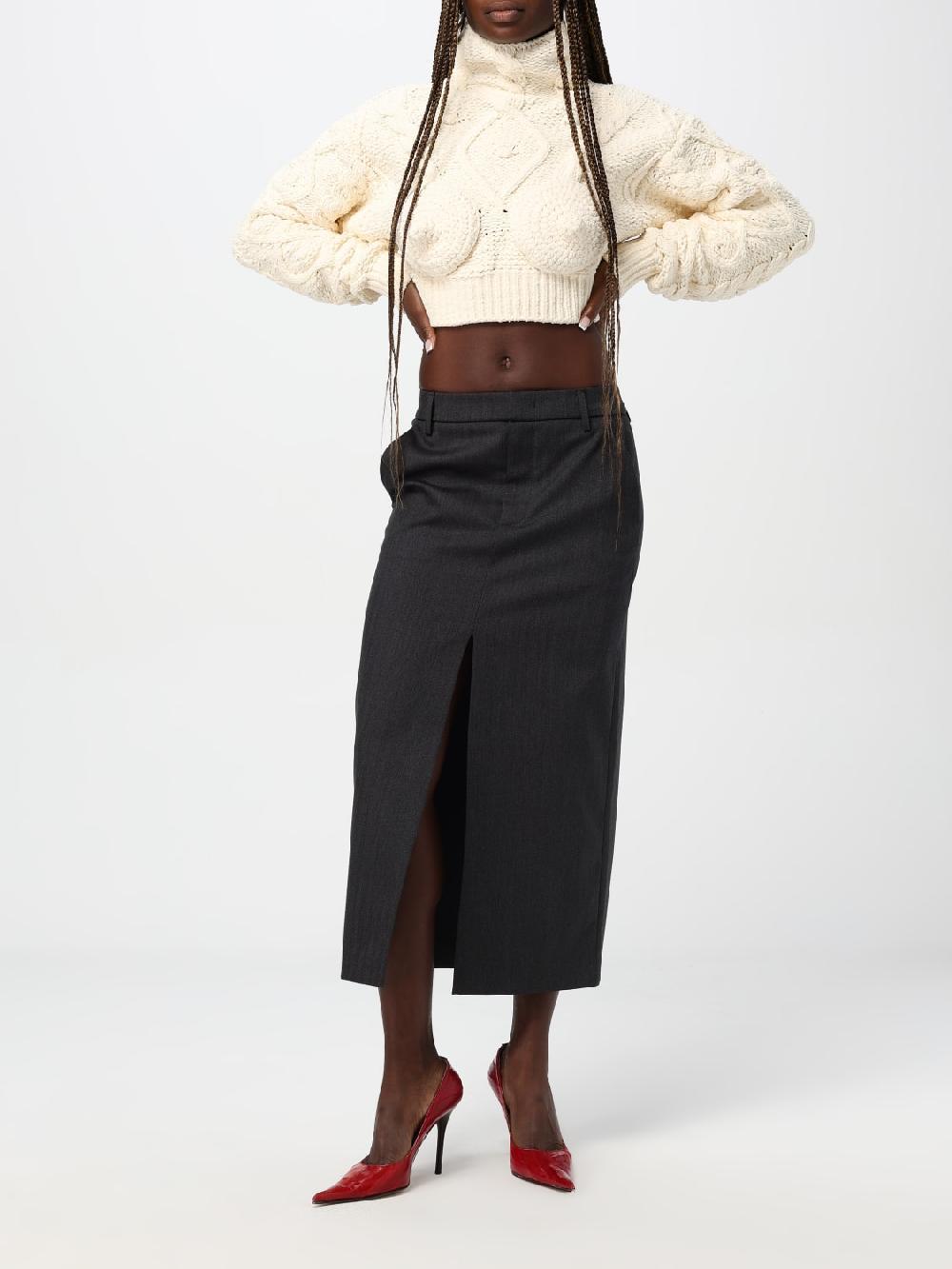Giglio Maglia Crop Jean Paul Gaultier In Misto Cotone