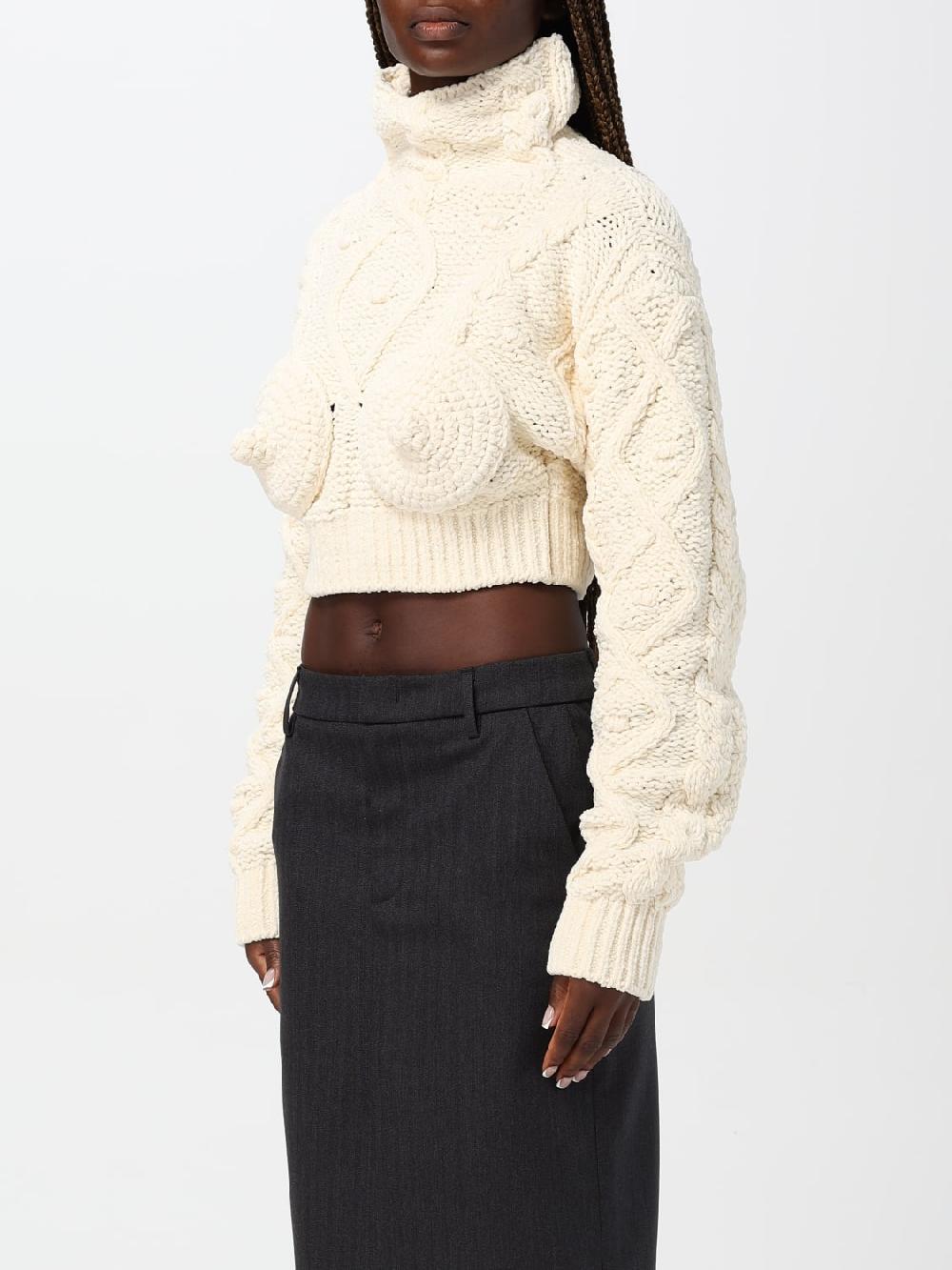 Giglio Maglia Crop Jean Paul Gaultier In Misto Cotone