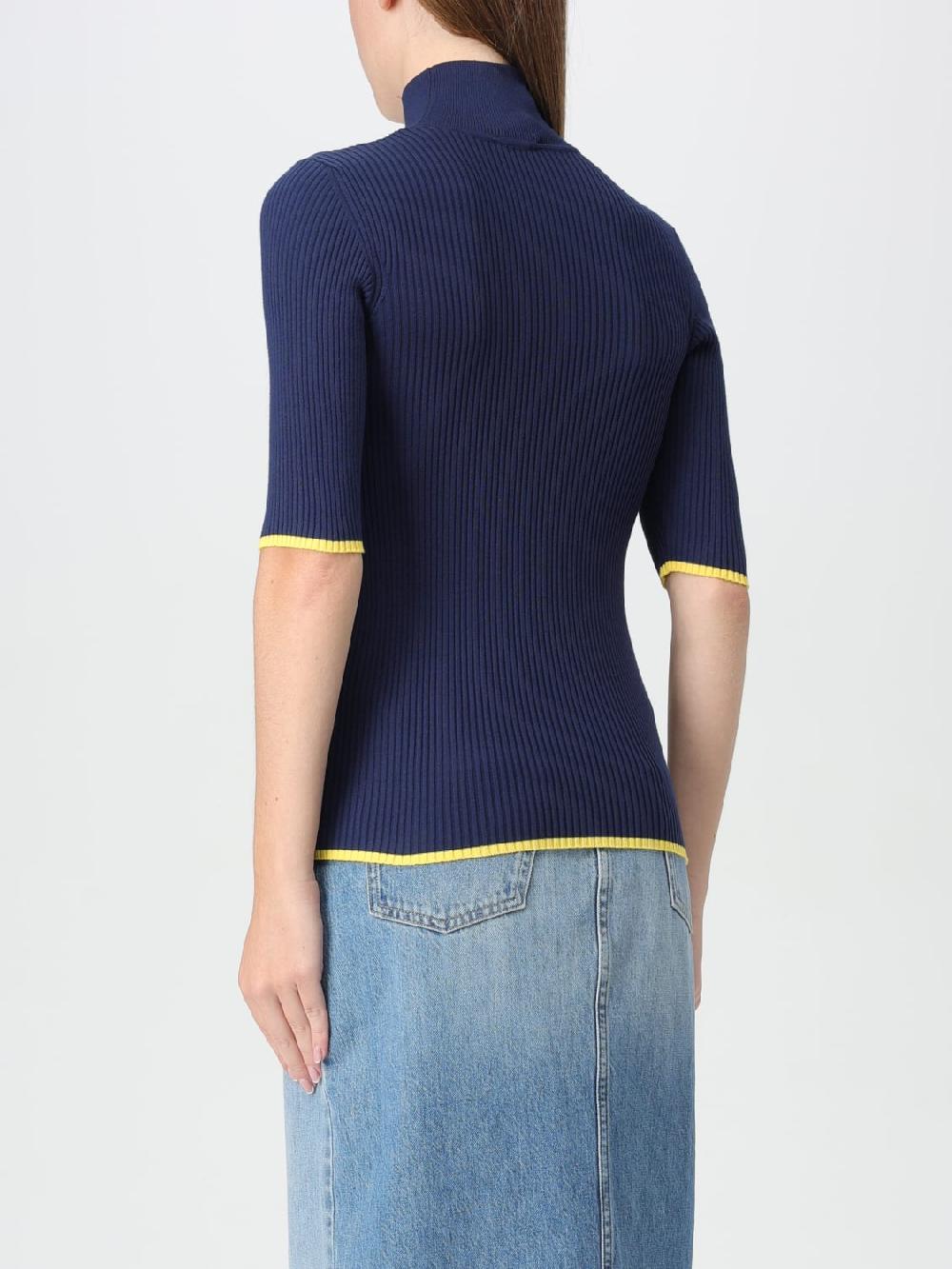 Giglio Maglia Elisabetta Franchi In Viscosa A Coste Stretch