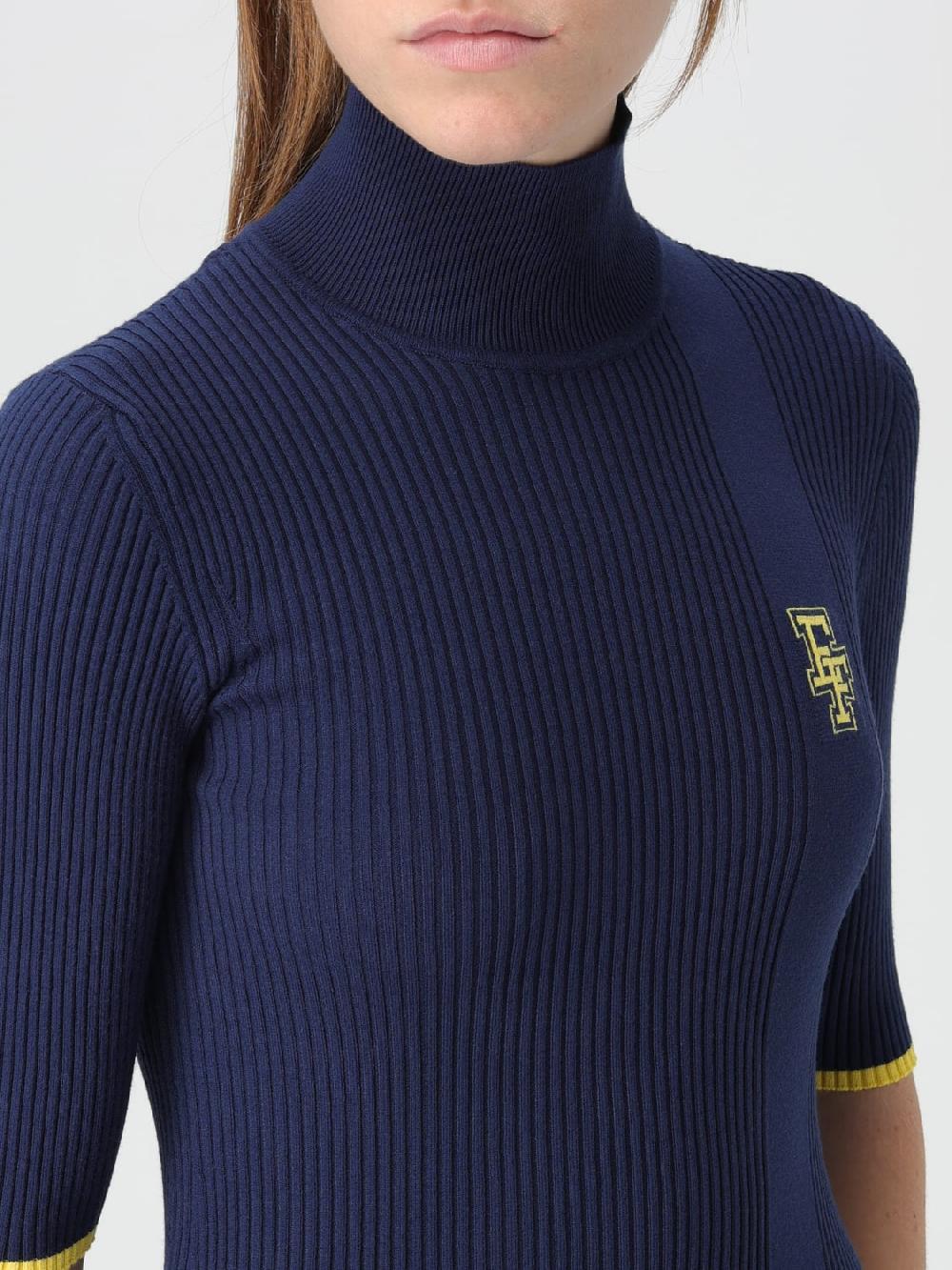 Giglio Maglia Elisabetta Franchi In Viscosa A Coste Stretch