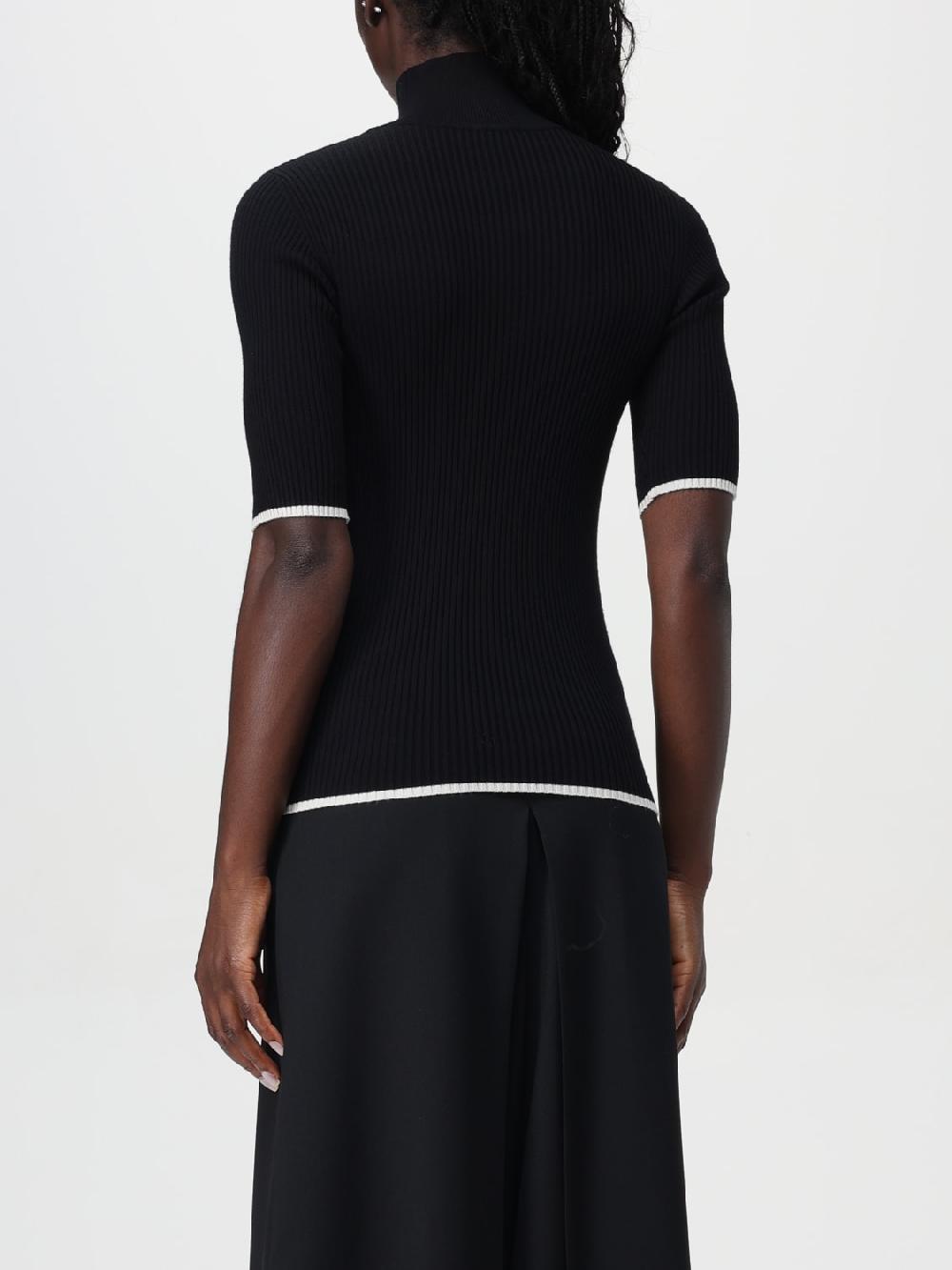 Giglio Maglia Elisabetta Franchi In Viscosa A Coste Stretch