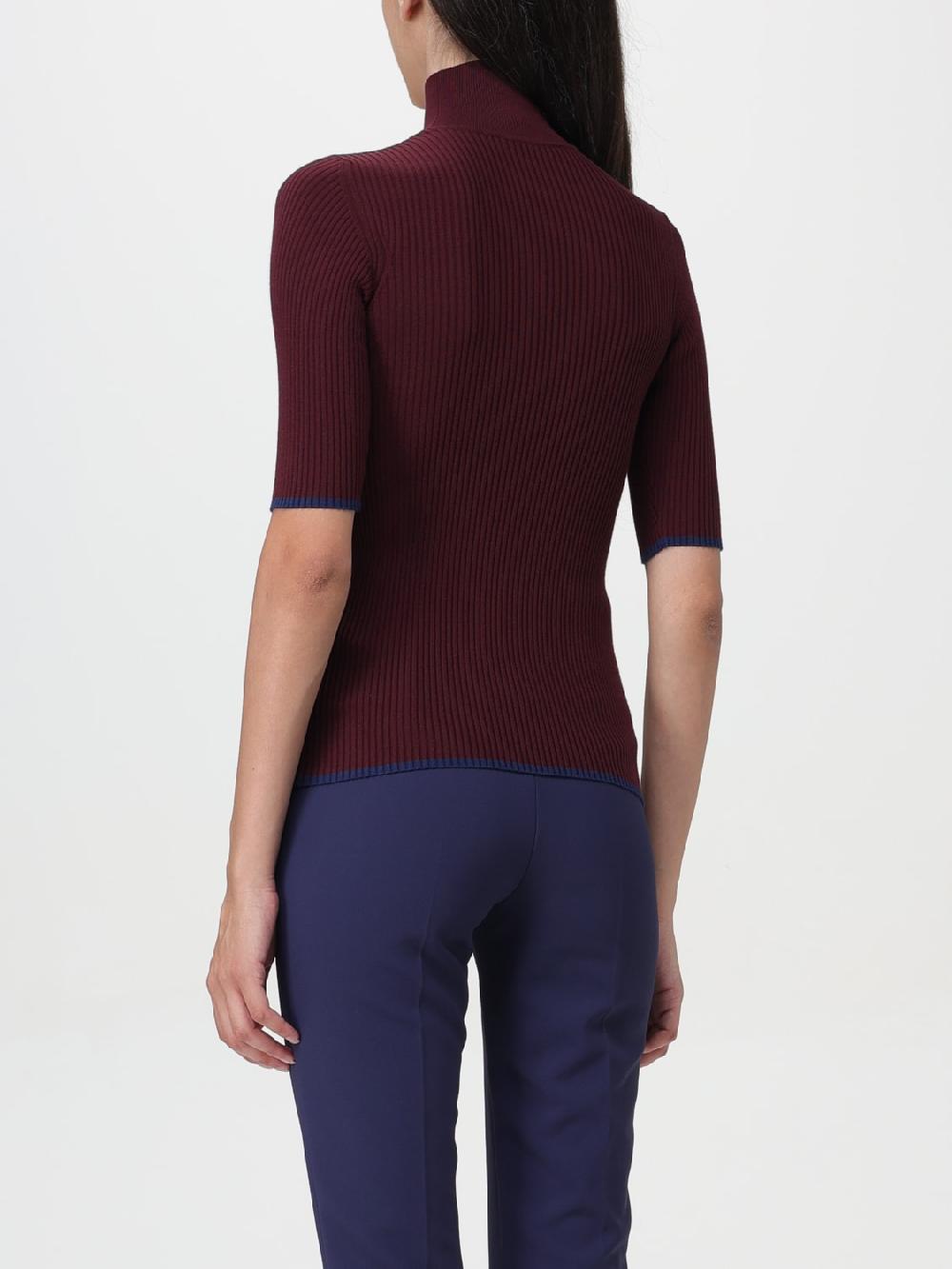 Giglio Maglia Elisabetta Franchi In Viscosa A Coste Stretch