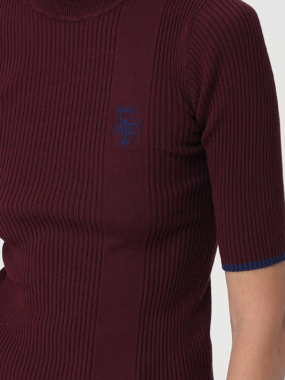 Giglio Maglia Elisabetta Franchi In Viscosa A Coste Stretch