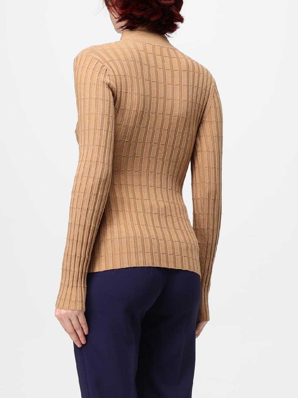 Giglio Maglia Elisabetta Franchi In Viscosa A Coste Stretch