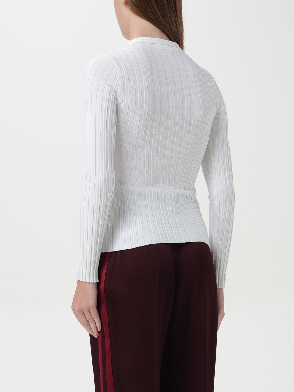 Giglio Maglia Elisabetta Franchi In Viscosa A Coste Stretch