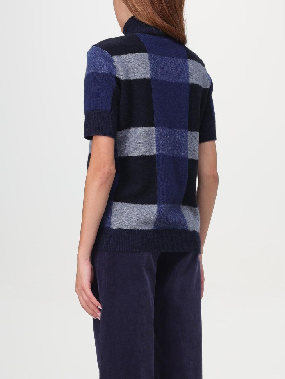Giglio Maglia Emporio Armani In Lana Vergine A Quadri