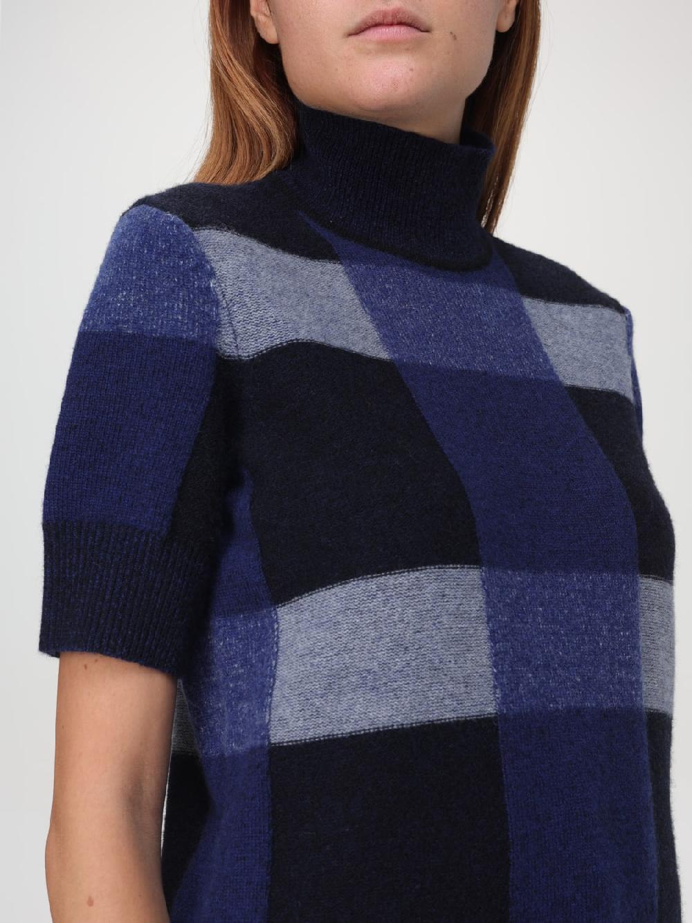 Giglio Maglia Emporio Armani In Lana Vergine A Quadri