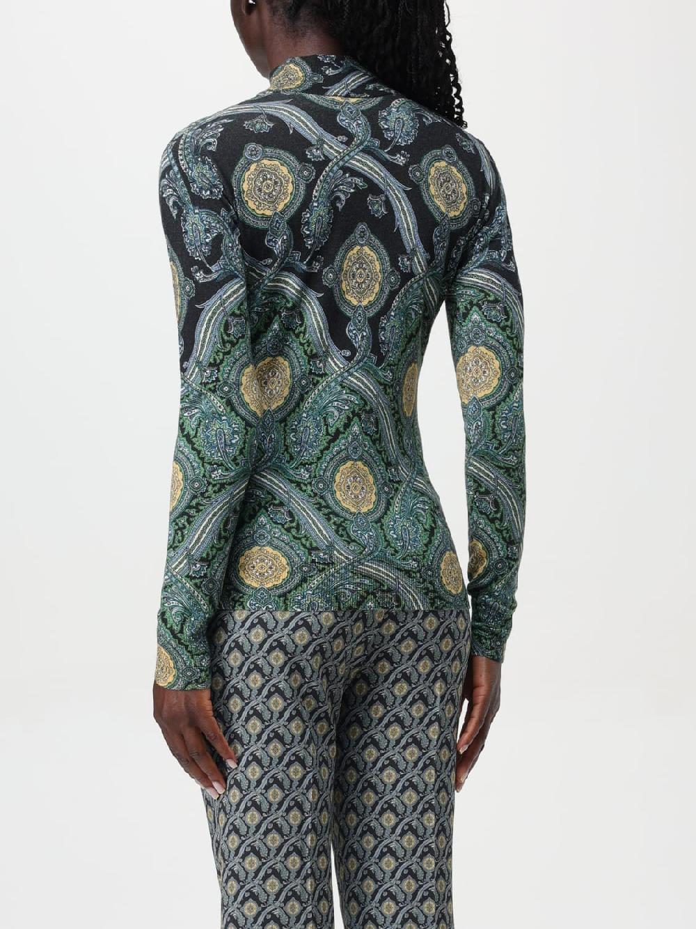 Giglio Maglia Etro In Misto Cotone Con Stampa All Over