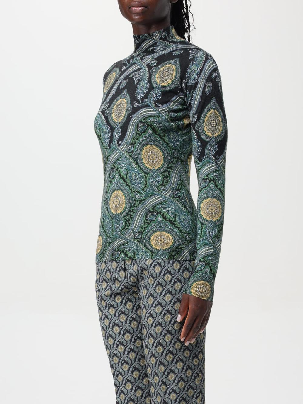 Giglio Maglia Etro In Misto Cotone Con Stampa All Over
