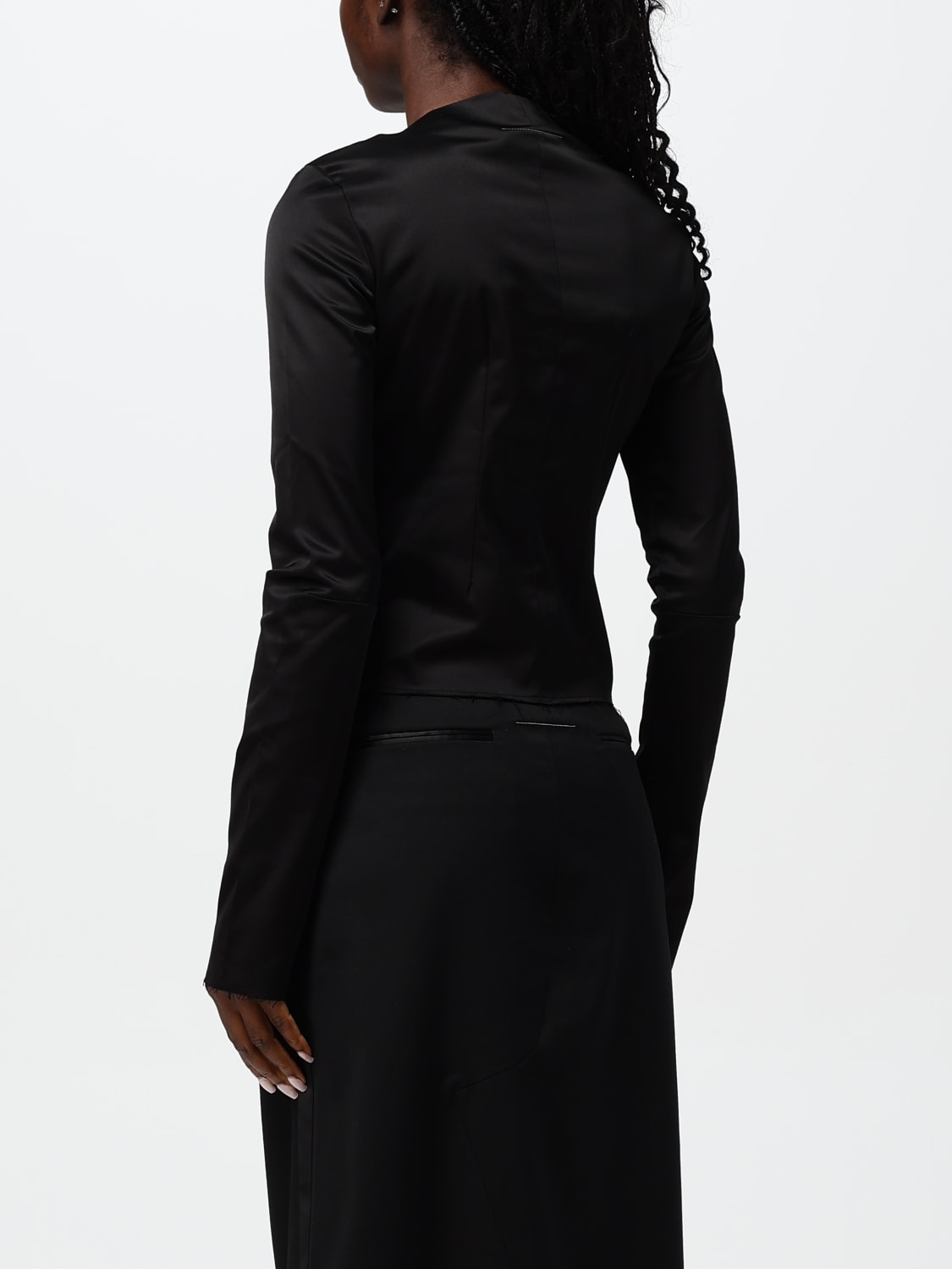 Giglio Maglia MM6 Maison Margiela In Viscosa Stretch