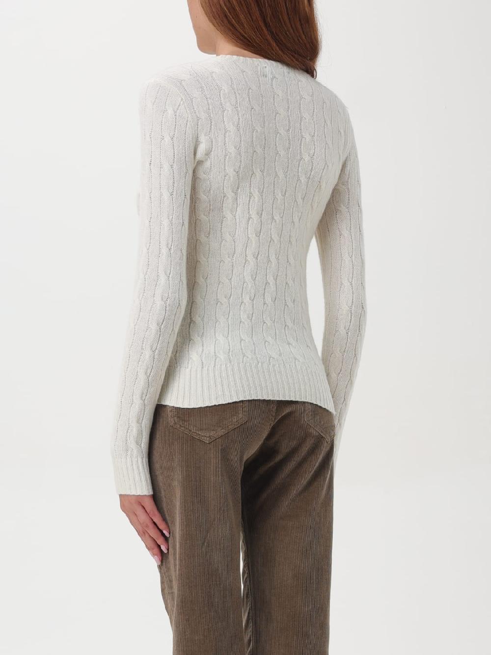 Giglio Maglia Polo Ralph Lauren In Lana Con Lavorazione Intrecciata