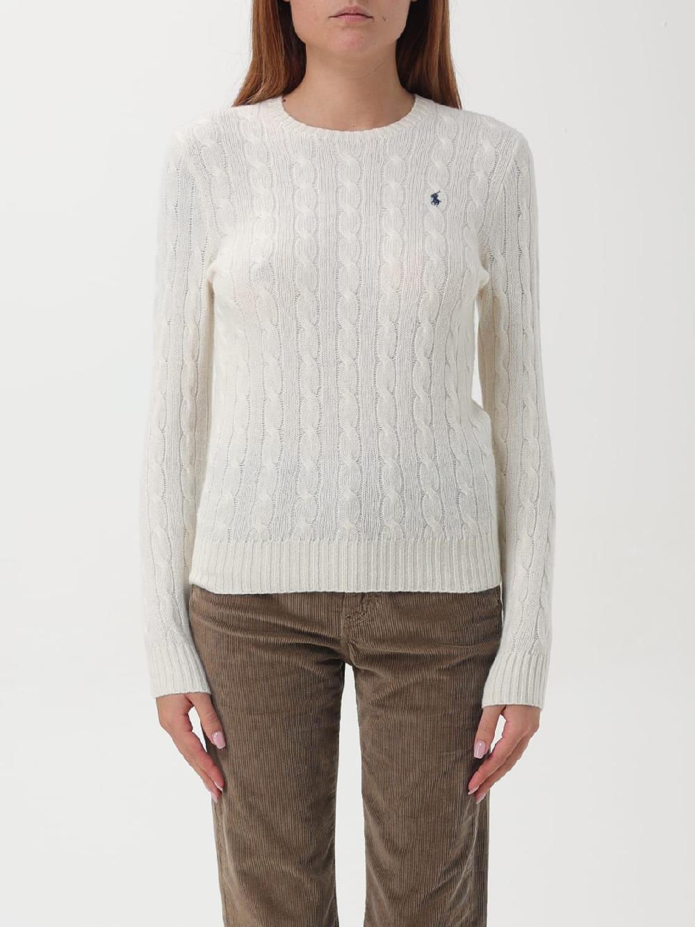 Giglio Maglia Polo Ralph Lauren in lana con lavorazione intrecciata
